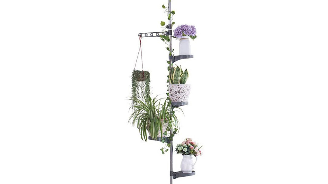 Timeless Tools Teleszkópos virágtartó, szürke