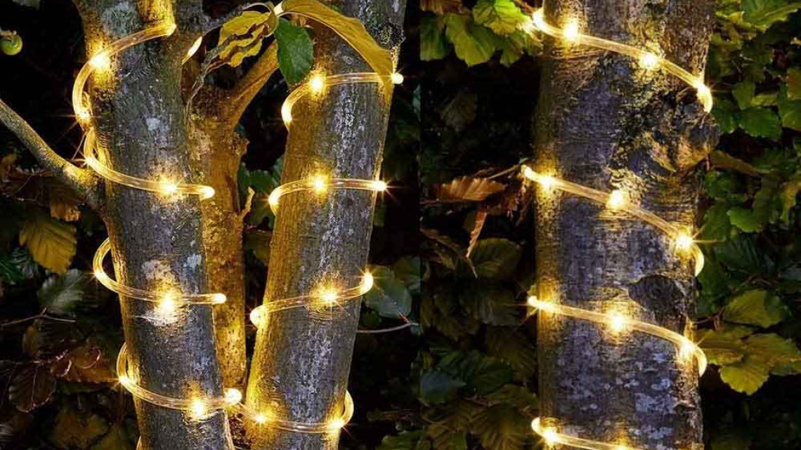 Timeless Tools Napelemes dekor fényfüzér 10m, melegfehér