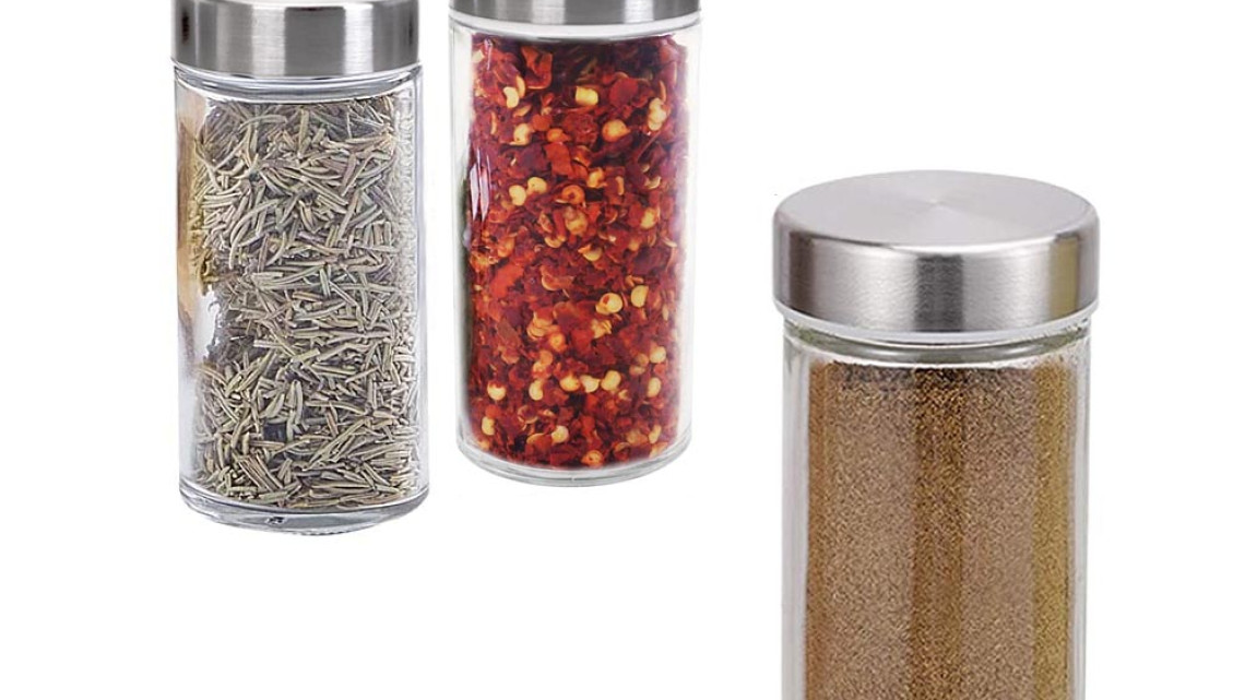 Timeless Tools Bambusz fűszertartó állvány, 16db-os 