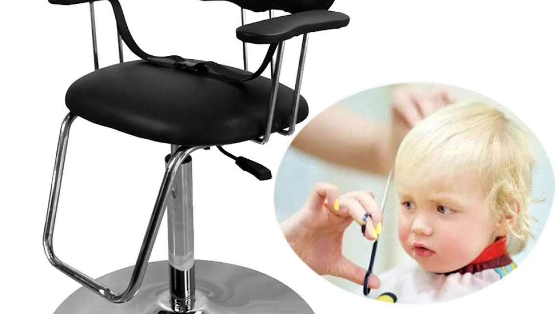 Timeless Tools Gyermek fodrász szék, fekete