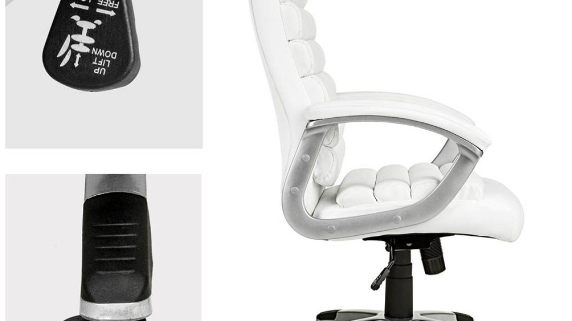 Timeless Tools Prémium főnöki forgószék, 2 színben-fehér