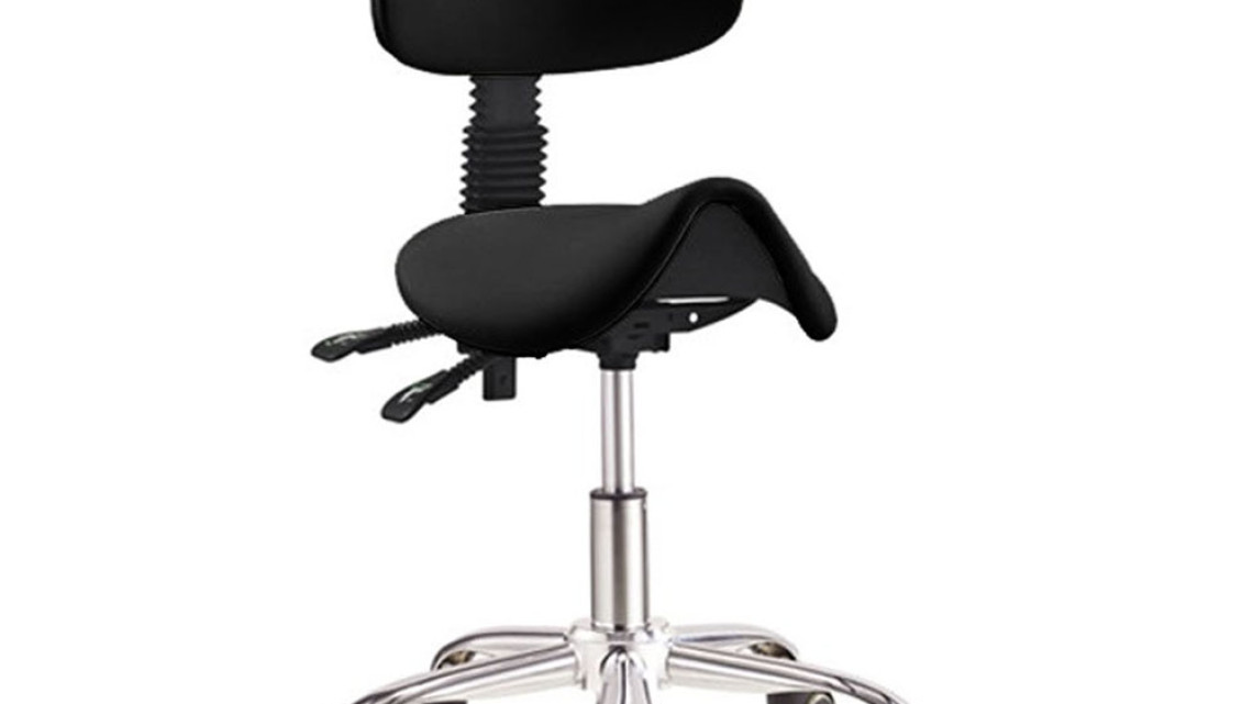 Timeless Tools Háttámlás, nyerges forgószék 2 színben-fekete