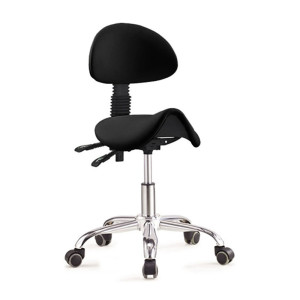 Timeless Tools Háttámlás, nyerges forgószék 2 színben-fekete