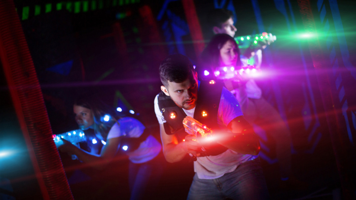 Izgalmas lézerharc alakítható játékmenettel 1 órán keresztül 6, 8 vagy 10 fő részére!