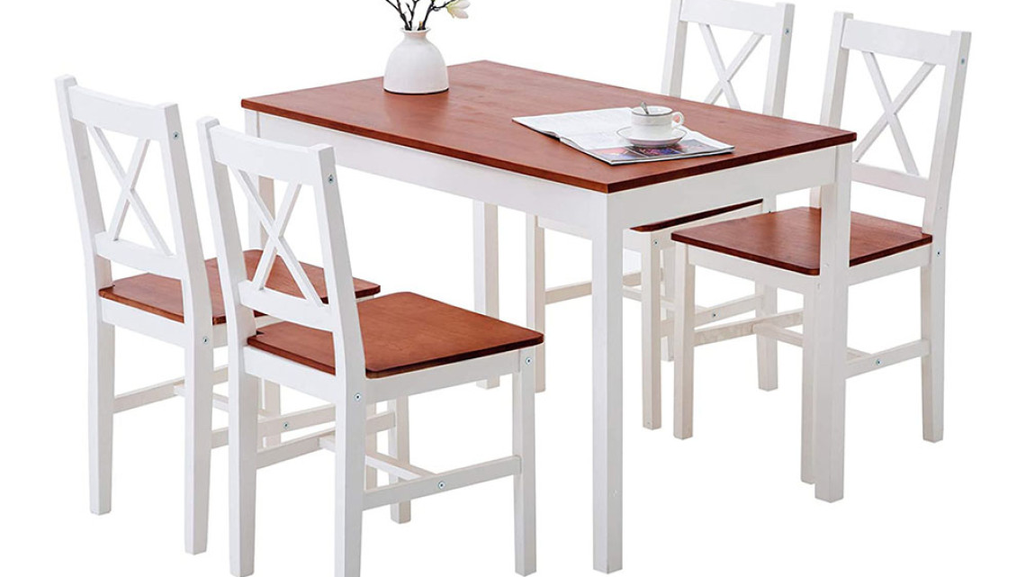 Timeless Tools Étkezőasztal 4 székkel